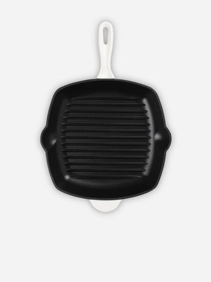 home cast iron grill pan 26cm ivory - Image 3