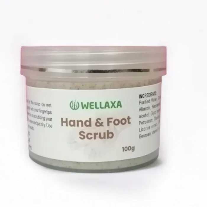 Hand and Foot whitening Scrub 100 Gram by Wellaxa