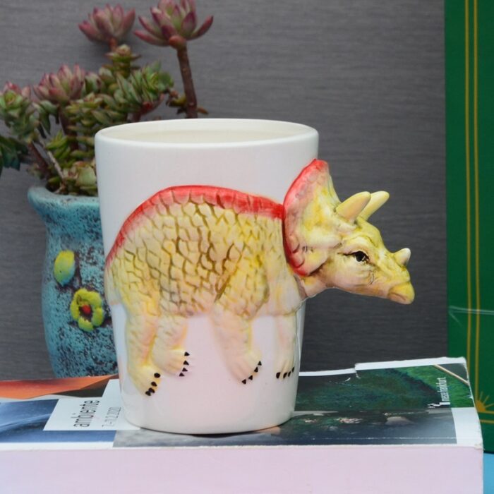 3D Ceramic Dinosaur Shape Cup Special-shaped Hand-painted - Image 7