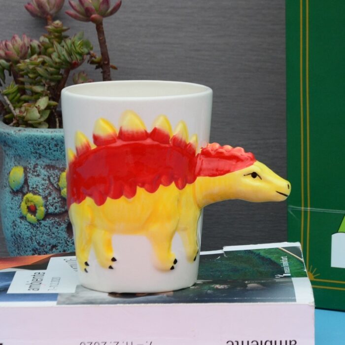 3D Ceramic Dinosaur Shape Cup Special-shaped Hand-painted - Image 6
