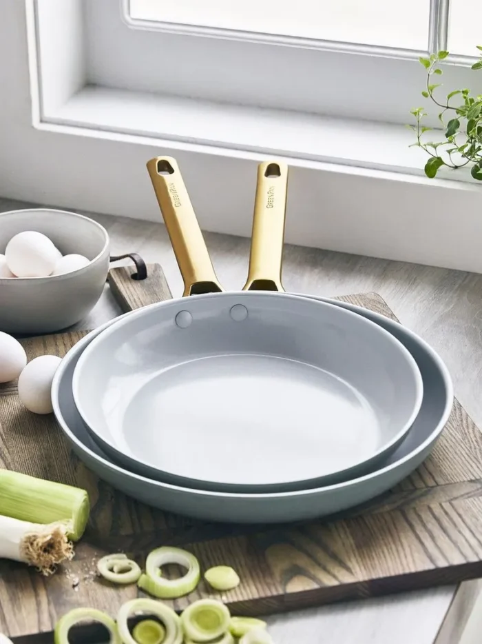 Greenpan Padova Frypan Set Sky Blue 2pc - Image 3