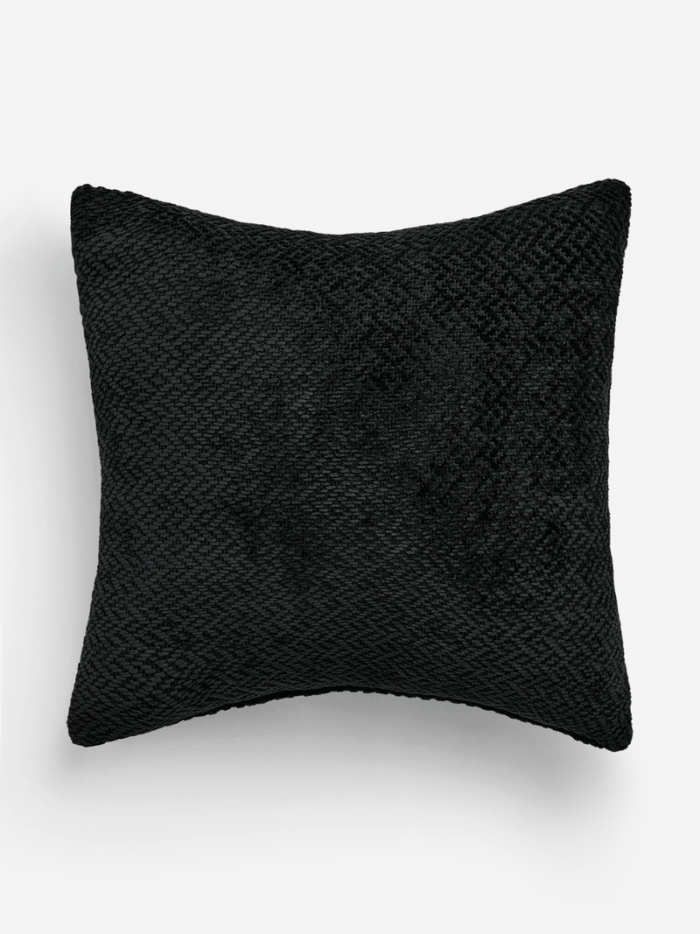 Jet Home Black Chenille Scatter Cushions. - Image 3