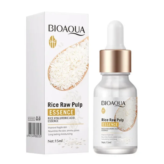 BIOAQUA Rice Serum natural moisturizing anti aging skin care face. - Image 3