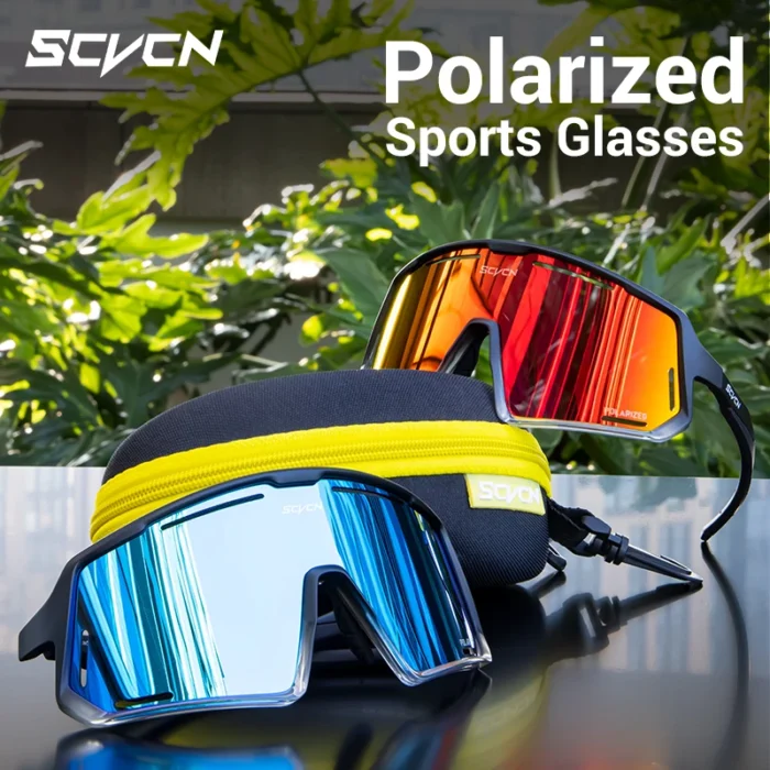 SCVCN Outdoor Polarized Cycling Sunglasses MTB Glasses Road Bike Cycling UV400 Goggles Men Women Bicycle Sports Hiking Eyewear - Image 6