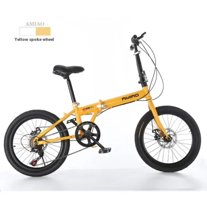 Adult foldable bicycle portable bike disc brake variable speed 20-inch mobility scooter - Image 5