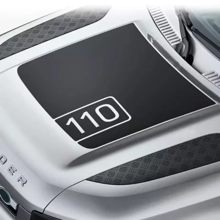 For Land Rover Defender 90 110 2020-2024 Car Engine Bonnet Trim Decals Hood Cover Stripes Stickers PVC Exterior Accessories
