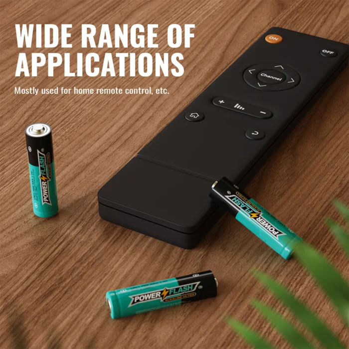 Powerflash Aaa18 Aa20Pack Batteries Power, Leak-Resistant Design, 15-Year Freshness Guarantee, Alkaline Premium Batteries - Image 3