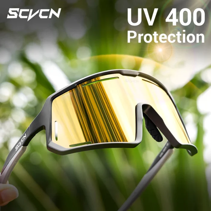 SCVCN Outdoor Polarized Cycling Sunglasses MTB Glasses Road Bike Cycling UV400 Goggles Men Women Bicycle Sports Hiking Eyewear - Image 4