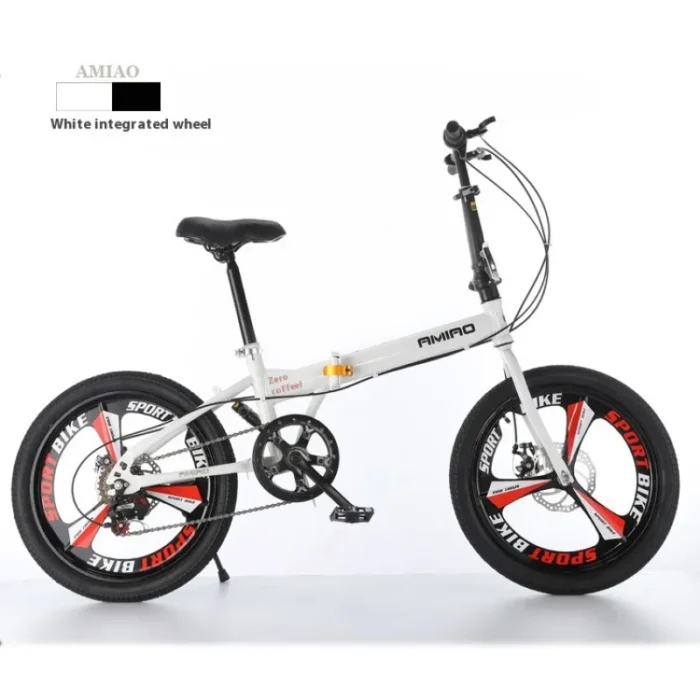Adult foldable bicycle portable bike disc brake variable speed 20-inch mobility scooter - Image 2