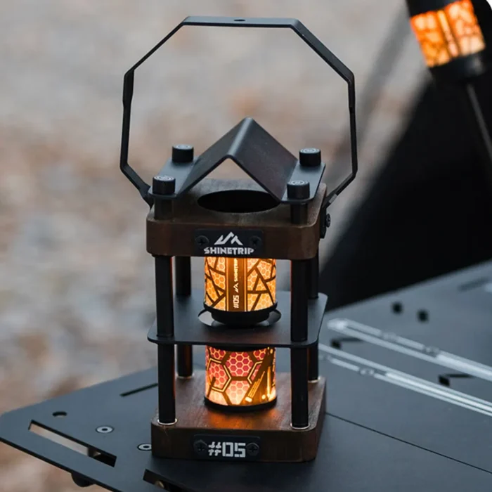 Rotable Camping Lantern Rechargeable Magnetic Atmosphere Lantern Waterproof Dimmable Emergency Lamp for Outdoor Camping Hiking