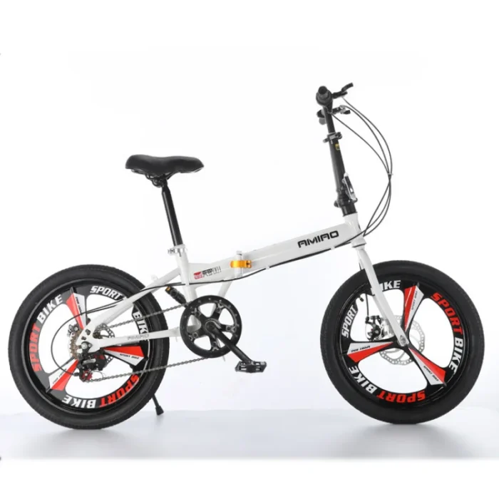 Adult foldable bicycle portable bike disc brake variable speed 20-inch mobility scooter - Image 4