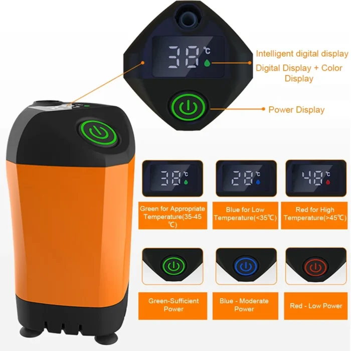 Portable Rechargeable Electric Shower Pump USB Powered Waterproof for Outdoor Camping Beach Hiking Pet Bath Car Wash - Image 3