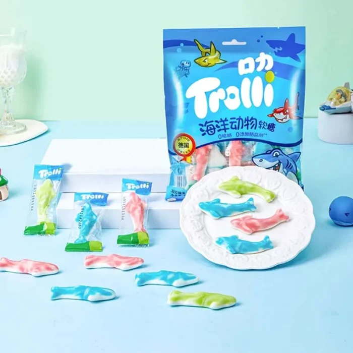 Trolli Gummi Candy 2.4/2.72/3.53/3.71/3.81oz(68/77/100/105/108g)*1 Pack - Image 4