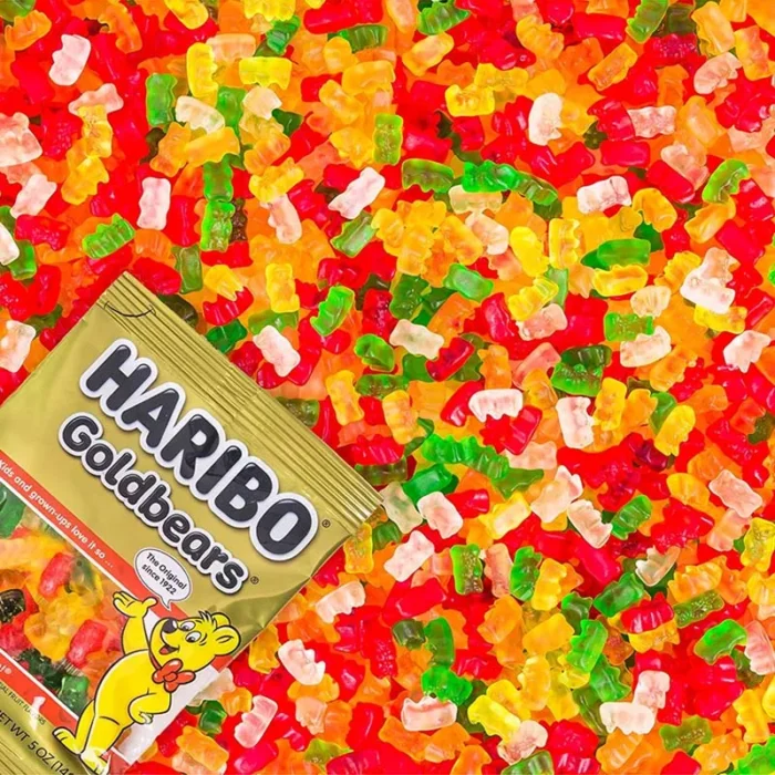 Haribo Gummi Candy Berries/Happy Cherries/Peaches/Happy Cola/Bears 5oz(142g)*3 packs - Image 4