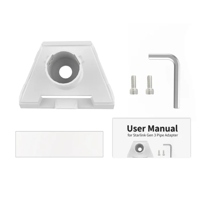 For Starlink Gen 3 Pipe Adapter Pipe Adapter Mount Satellite Bracket for Starlink Standard Dish V3 3rd Generation - Image 3