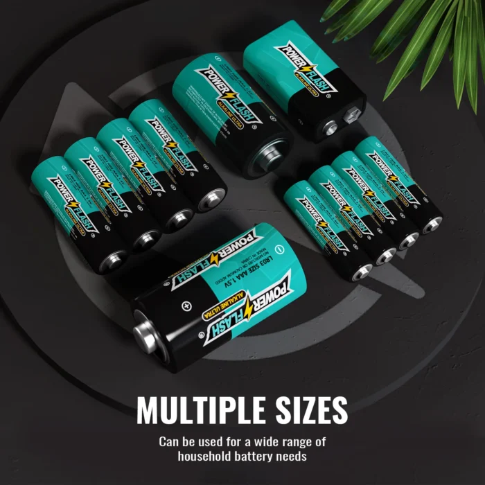 Powerflash Aaa18 Aa20Pack Batteries Power, Leak-Resistant Design, 15-Year Freshness Guarantee, Alkaline Premium Batteries - Image 5