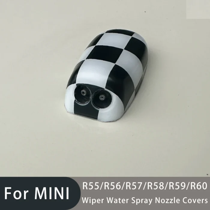 For MINI Cooper S One Countryman R60 R55 R56 R57 R58 R59 R50 R53 Union Jack Car Wiper Water Spray Nozzle Covers Auto Accessories