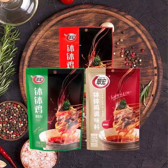 CuiHong Seasoning for BOBOJI Chinese Pepper Oil Flavor,Spicy,Numbing Spicy Flavor 11.3/11.4oz(320/323g)*1 Pack - Image 2